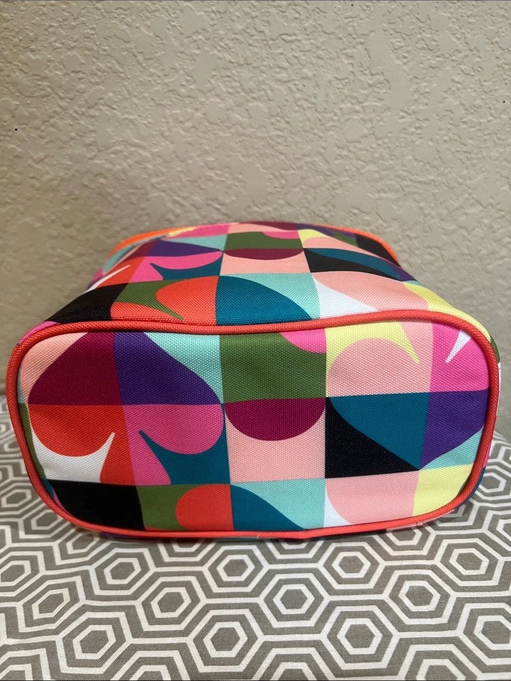 kate spade New York spade.Geo lunch tote. Insulated cosmetic/lunch bag.